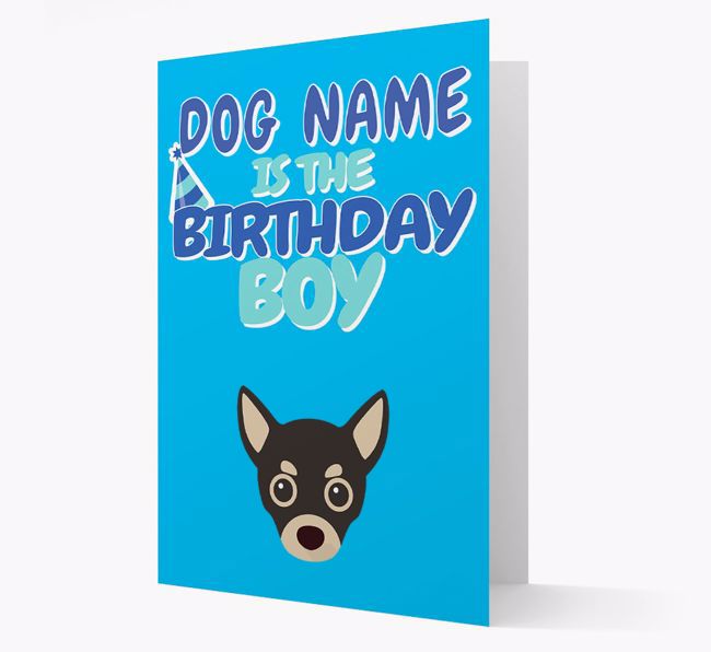 'Birthday Boy' Card with {breedFullName} Icon